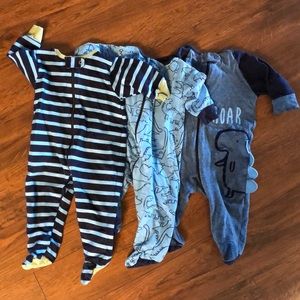3-6 month pj and slipper bundle